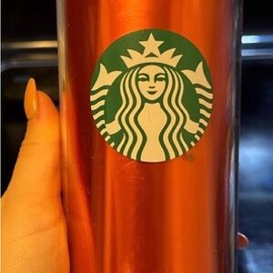 Starbucks Metallic Red Tumbler